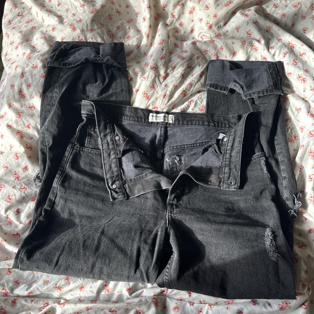 Abercrombie & Fitch High Rise Black Jeans